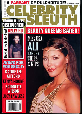 Celebrity Sleuth by Volume Vol. 14 # 4 magazine back issue Celebrity Sleuth by Volume magizine back copy 