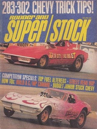 Custom Rodder November 1969,Super Stock magazine back issue cover image