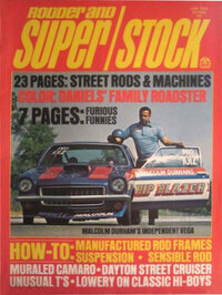 Custom Rodder January 1974,Super Stock magazine back issue
