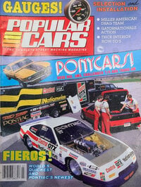 Elizabeth R Deans magazine cover appearance Custom Rodder July 1986,Popular Cars