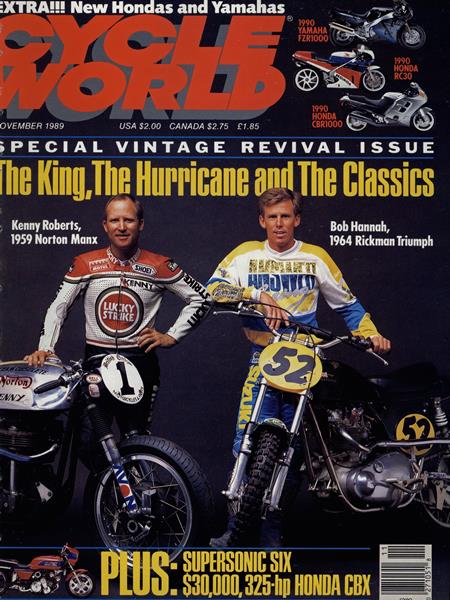 Cycle World November 1989, , Extra!!! New Hondas And Yamahas