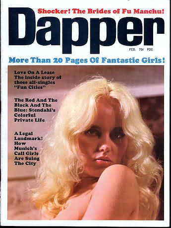 Dapper February 1967 magazine back issue Dapper magizine back copy 