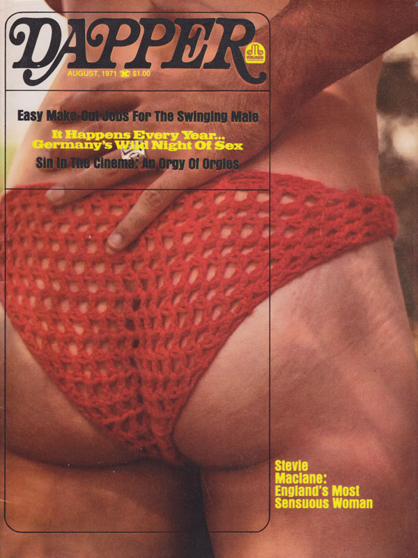 Dapper August 1971 magazine back issue Dapper magizine back copy dapper magazine back issues hot horny swingers mag naughty babes sensuous pictorials steamy xxx shot