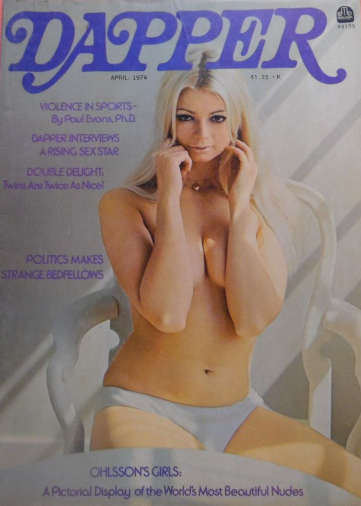 Dapper April 1974 magazine back issue Dapper magizine back copy 
