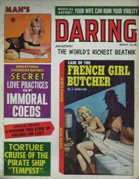 Daring March 1965 Magazine Back Copies Magizines Mags