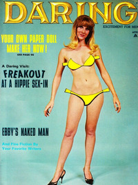 Daring April 1968 magazine back issue cover image