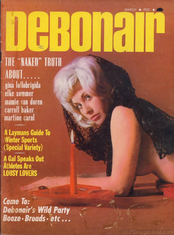 Debonair March 1965 magazine back issue Debonair magizine back copy 