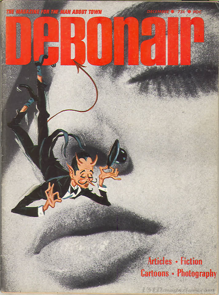 Debonair December 1966 magazine back issue Debonair magizine back copy 