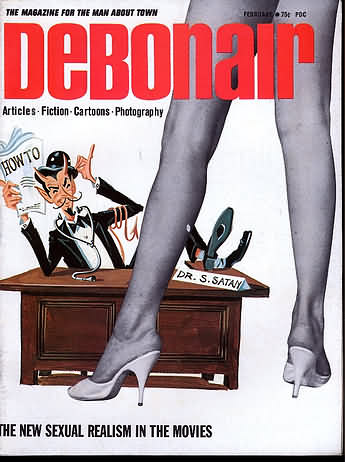 Debonair February 1967 magazine back issue Debonair magizine back copy 