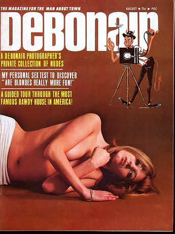 Debonair August 1967 magazine back issue Debonair magizine back copy 