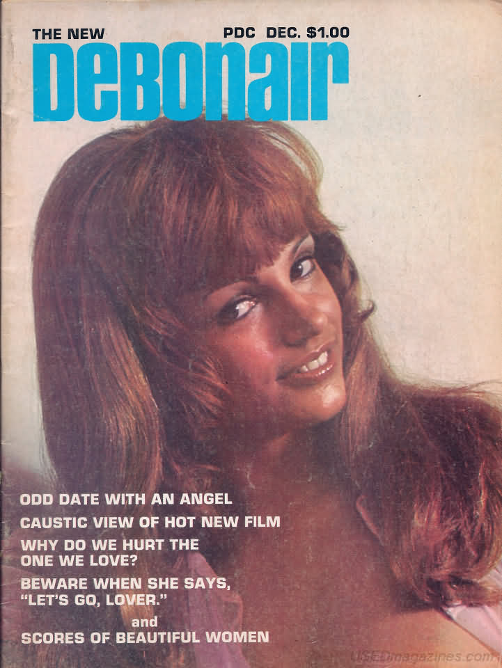Debonair December 1971 magazine back issue Debonair magizine back copy 