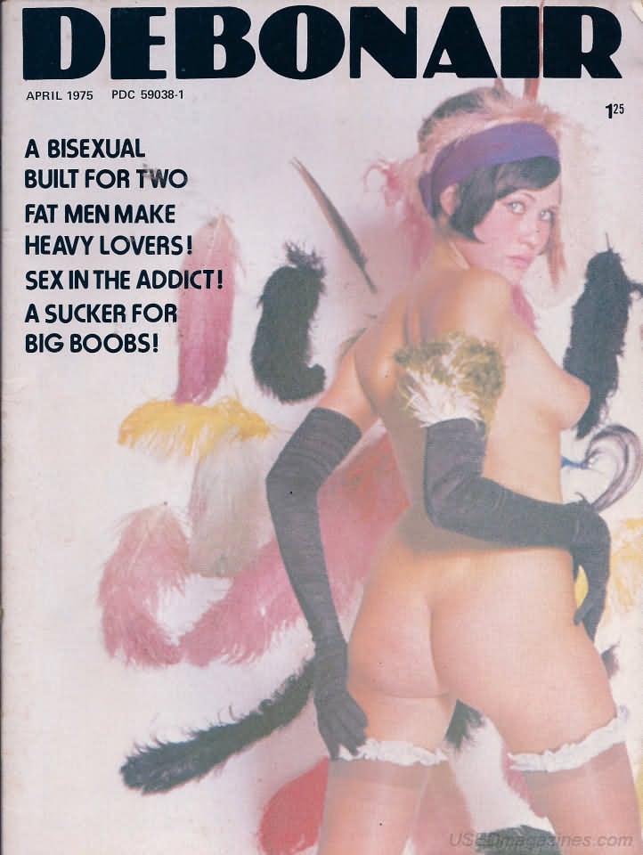 Debonair April 1975 magazine back issue Debonair magizine back copy 