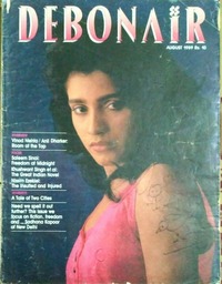Debonair August 1989 magazine back issue cover image