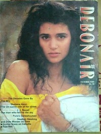 Debonair October 1989 magazine back issue cover image