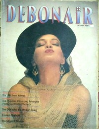 Debonair October 1990 magazine back issue cover image