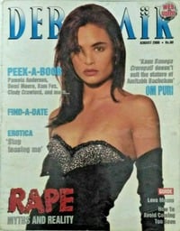 Samantha Fox magazine cover appearance Debonair August 2000