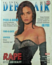 Samantha Fox magazine cover appearance Debonair (India) August 2000