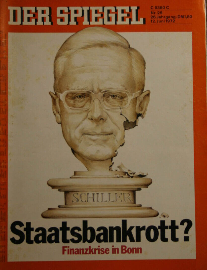 Der Spiegel 25 June 12 1972 Staatsbankrott Finanzkrise In 9031