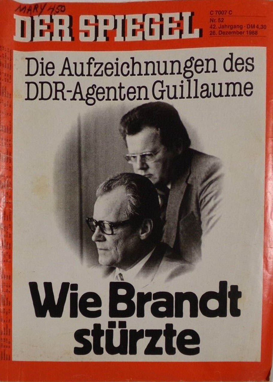 А ведь когда-то было и такое... Der Spiegel # 52, December 26, 1988, , Die Aufzeichnungen Des DDR