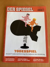 Donald Trump magazine cover appearance Der Spiegel # 17, April 22, 2017