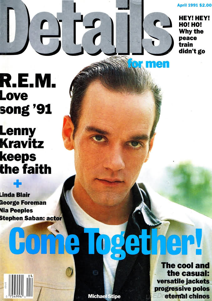 Details April 1991 magazine back issue Details magizine back copy 
