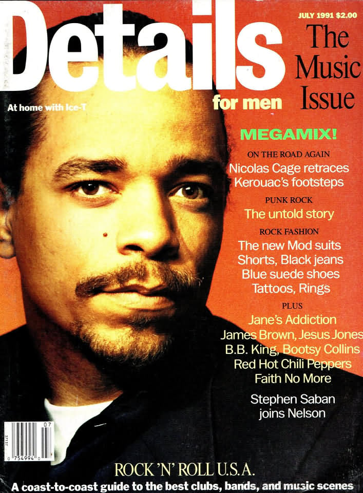 Details July 1991 magazine back issue Details magizine back copy 