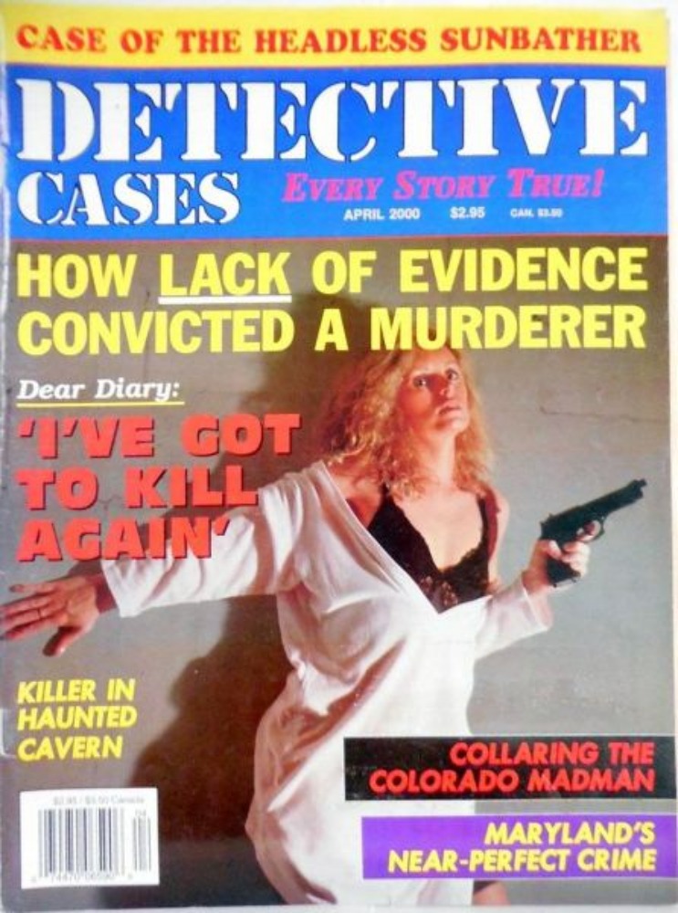 Detective Cases # 2, April 2000 magazine back issue Detective Cases magizine back copy 