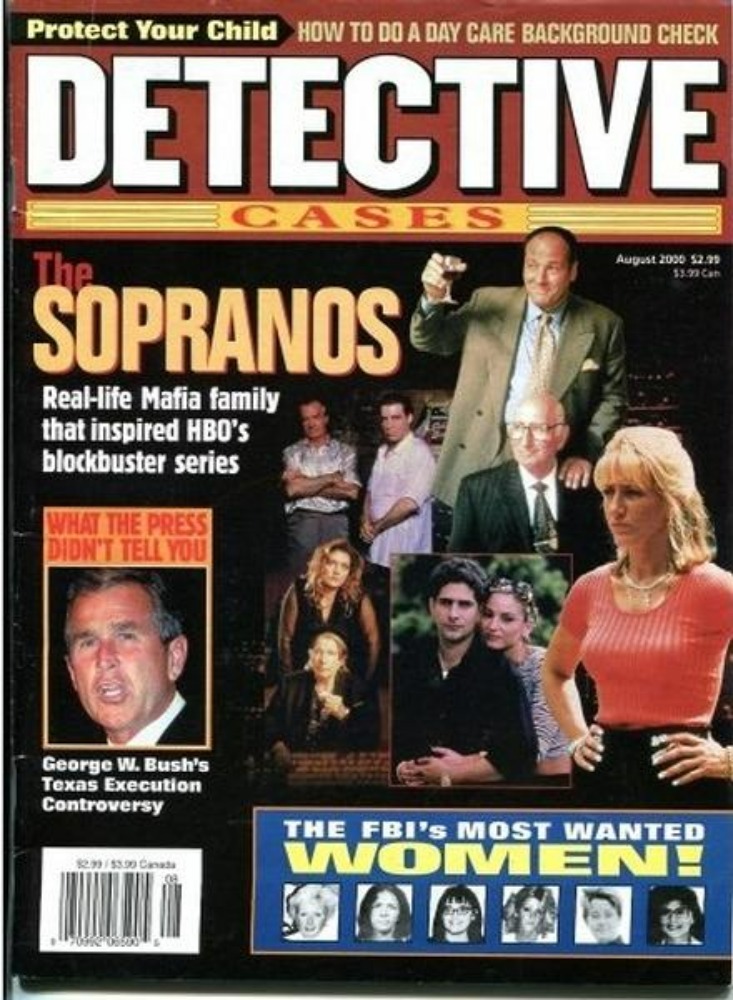 Detective Cases # 4, August 2000 magazine back issue Detective Cases magizine back copy 