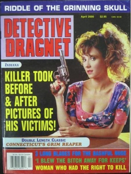 Detective Dragnet April 2000 magazine back issue Detective Dragnet magizine back copy 