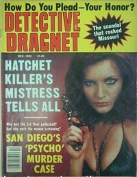 Mistress T magazine cover appearance Detective Dragnet December 1982