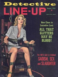 Detective Line-Up # 8, August 1962 magazine back issue