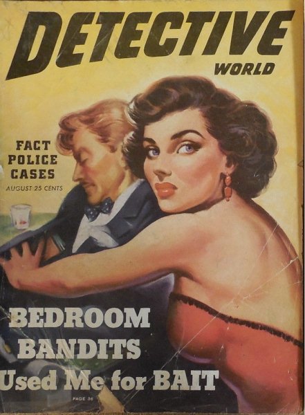 Detective World August 1949 Magazine Back Issue Detective Aug 19