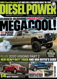Diesel Power January 2020 magazine back issue