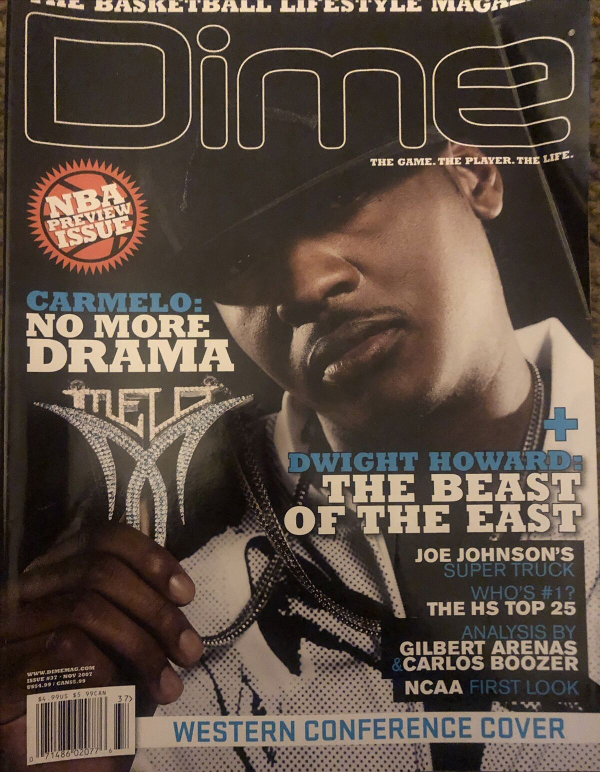 Dime # 37, November 2007 magazine back issue Dime magizine back copy 