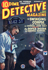Dime Detective December 15, 1933 Magazine Back Copies Magizines Mags