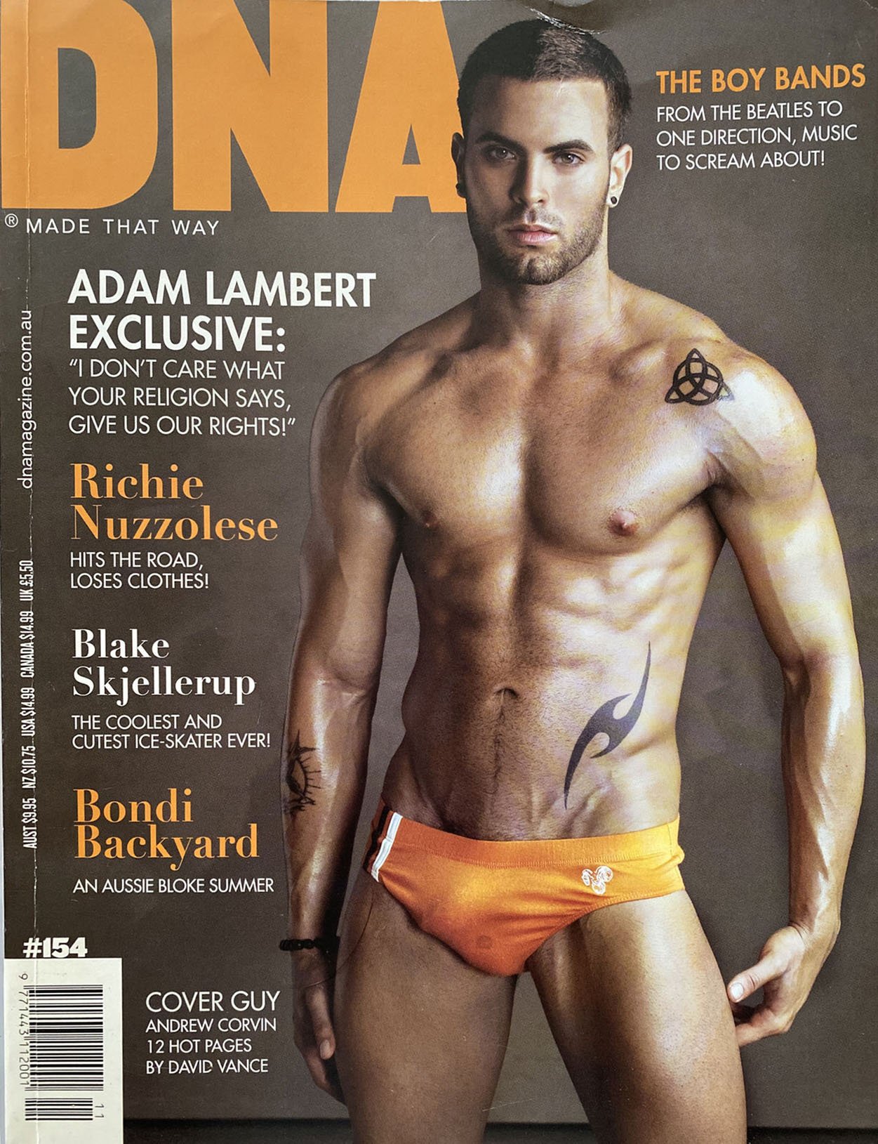 DNA # 154, November 2012 magazine back issue DNA magizine back copy 
