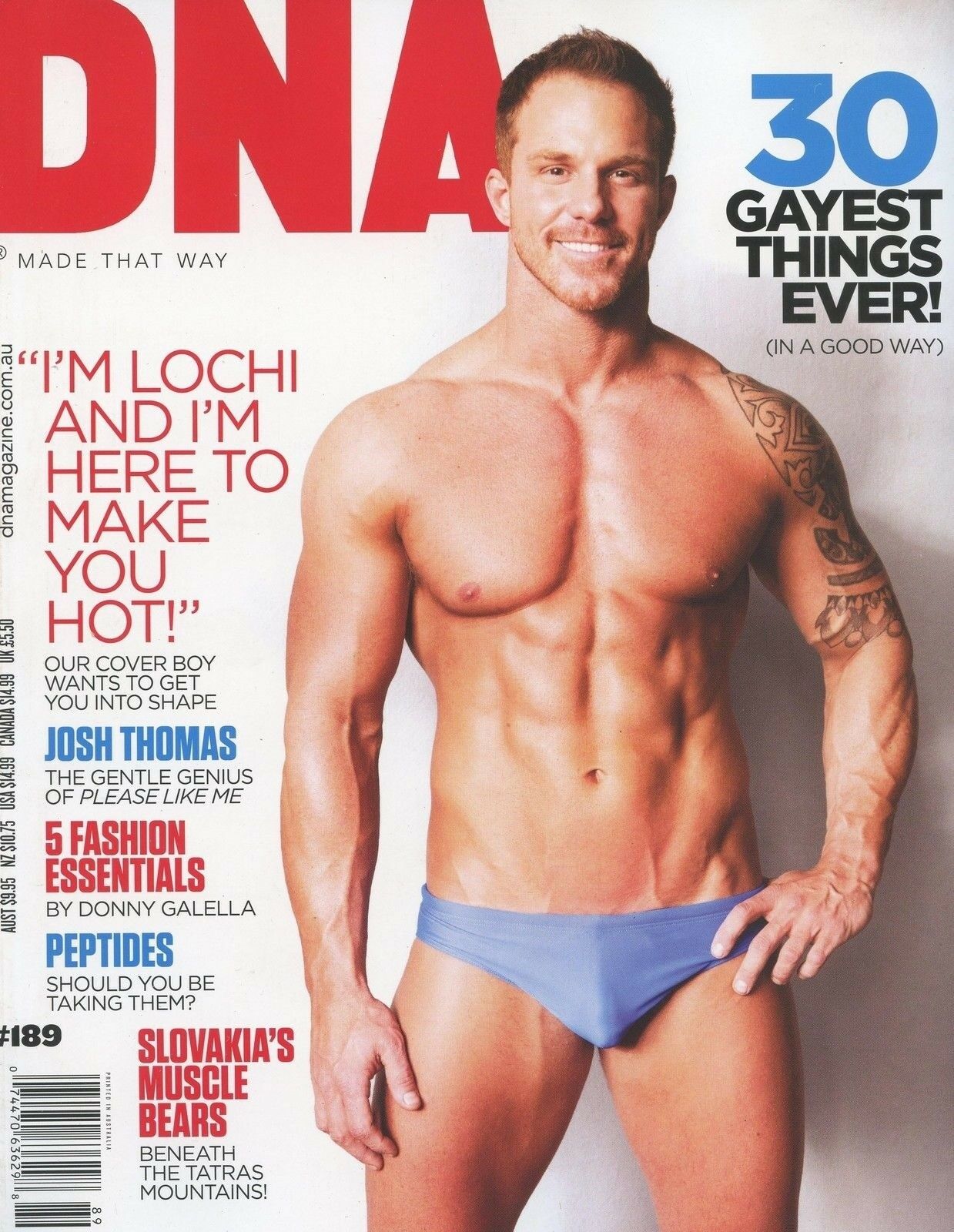 DNA # 189 magazine back issue DNA magizine back copy 