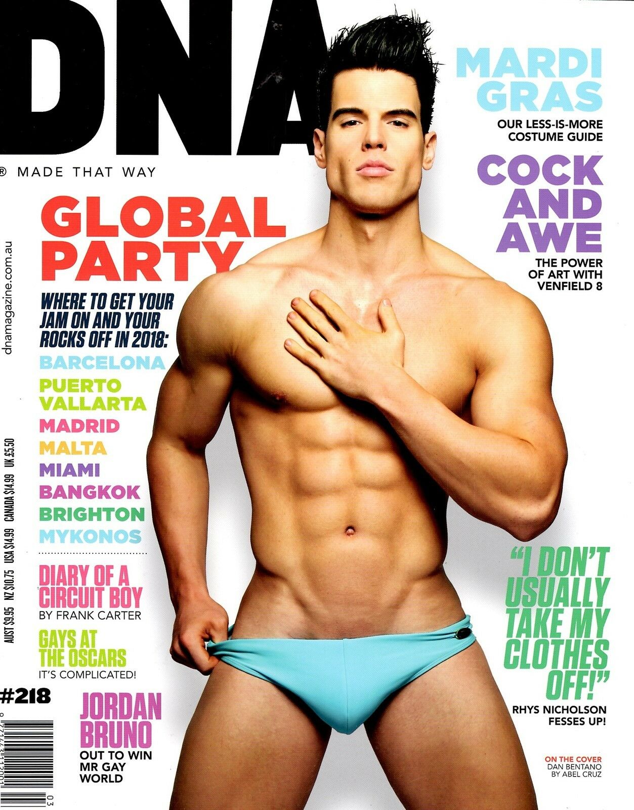 DNA # 218 magazine back issue DNA magizine back copy 