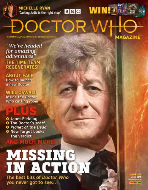 Doctor Who # 525, June 2018 magazine back issue Doctor Who magizine back copy 