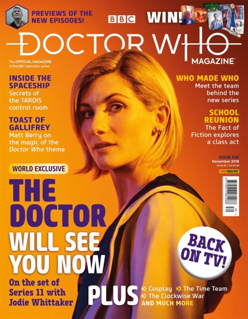 Doctor Who # 530, November 2018 magazine back issue Doctor Who magizine back copy 
