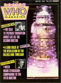 Doctor Who # 102, July 1985 magazine back issue