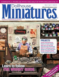 Dollhouse Miniatures # 20, March/April 2011 magazine back issue cover image