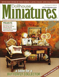 Dollhouse Miniatures # 28, July/August 2012 magazine back issue