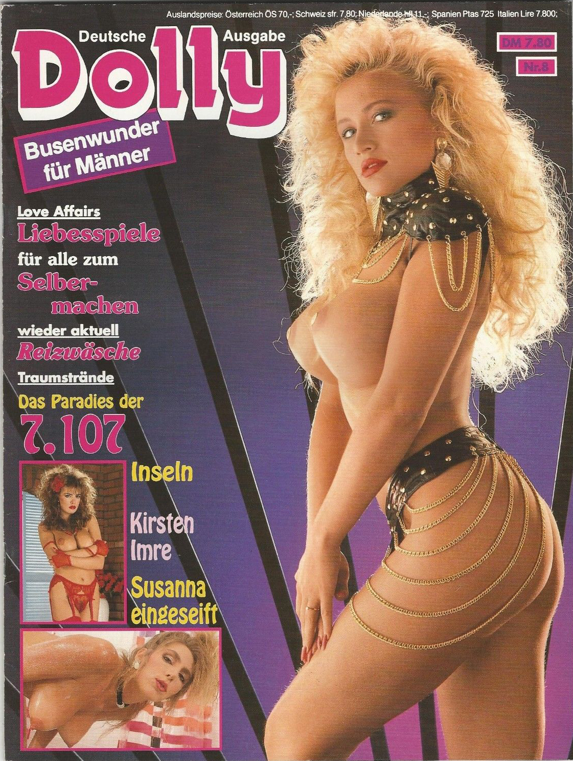 Dolly # 8 magazine back issue Dolly magizine back copy 