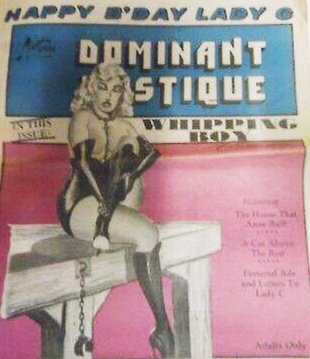 Dominant Mystique Vol. 2 # 8 magazine back issue Dominant Mystique magizine back copy 