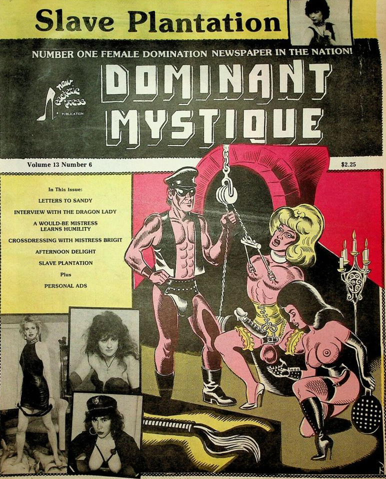 Dominant Mystique Vol. 13 # 6 magazine back issue Dominant Mystique magizine back copy 