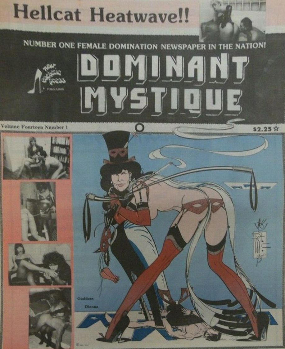 Dominant Mystique Vol. 14 # 1 magazine back issue Dominant Mystique magizine back copy 