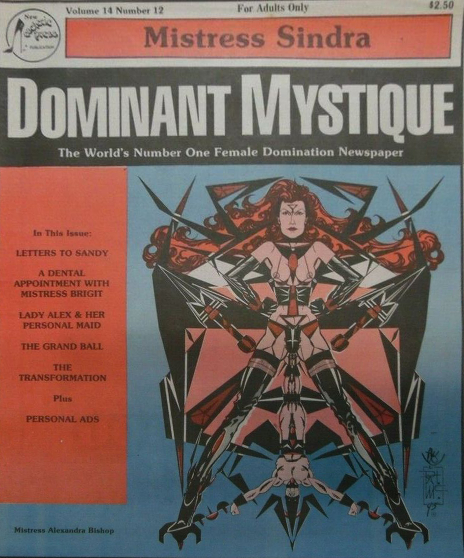 Dominant Mystique Vol. 14 # 12 magazine back issue Dominant Mystique magizine back copy 