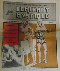 Dominant Mystique Vol. 9 # 10 Magazine Back Copies Magizines Mags