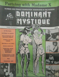 Dominant Mystique Vol. 13 # 5 magazine back issue